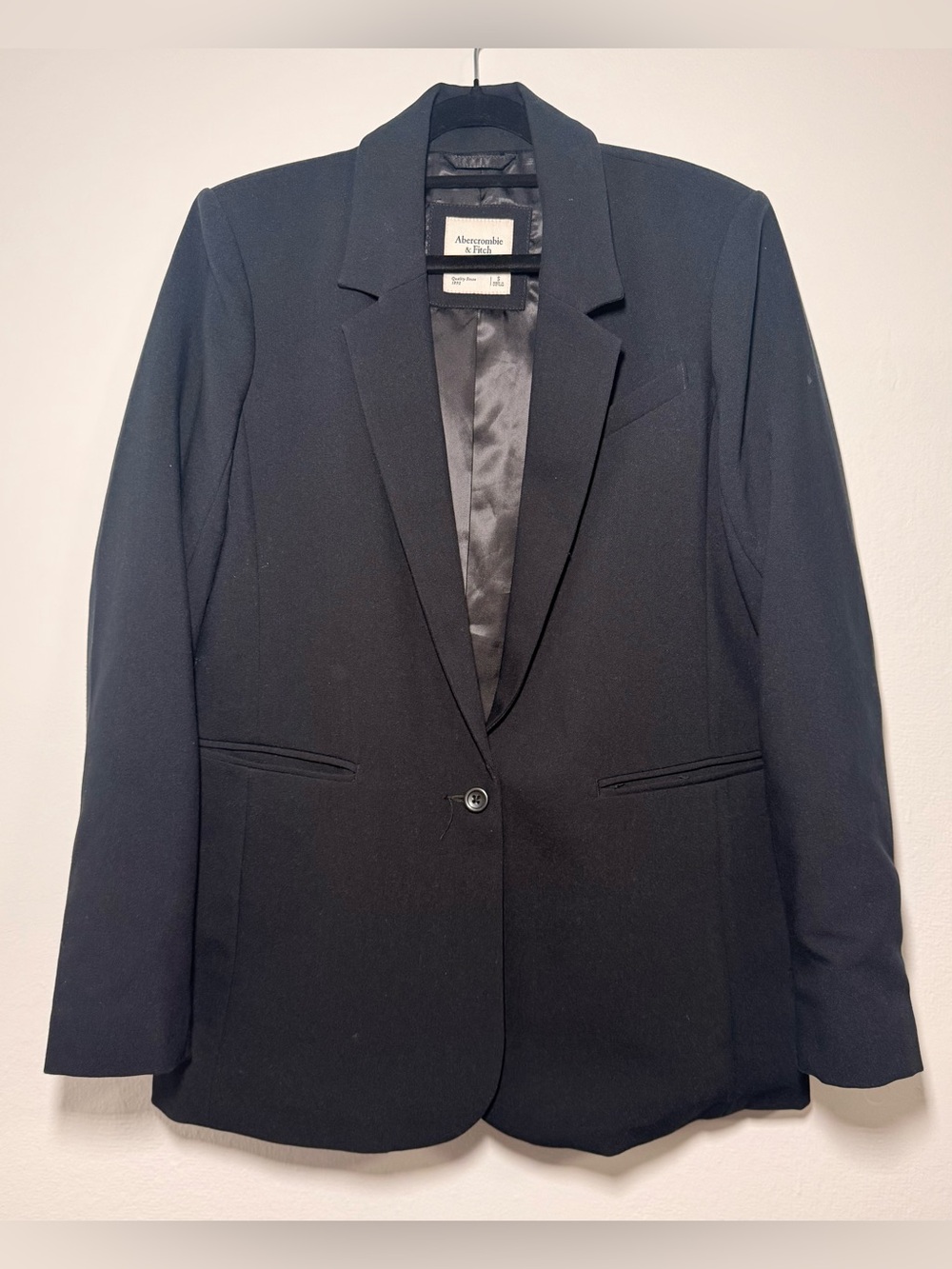 Abercrombie and Fitch Classic Suiting Blazer Blue Womens Size Small S
